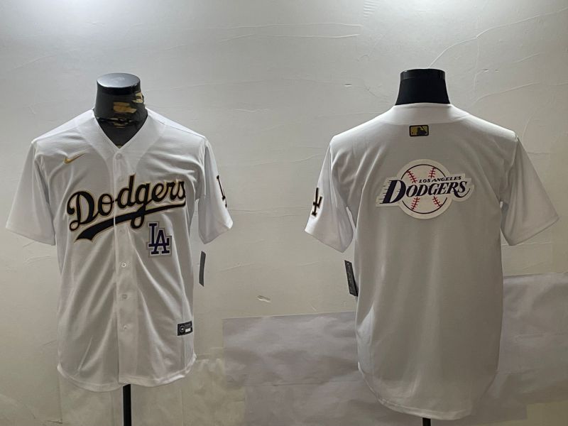 Men Los Angeles Dodgers Blank White Game 2024 Nike MLB Jersey style 12057->los angeles dodgers->MLB Jersey